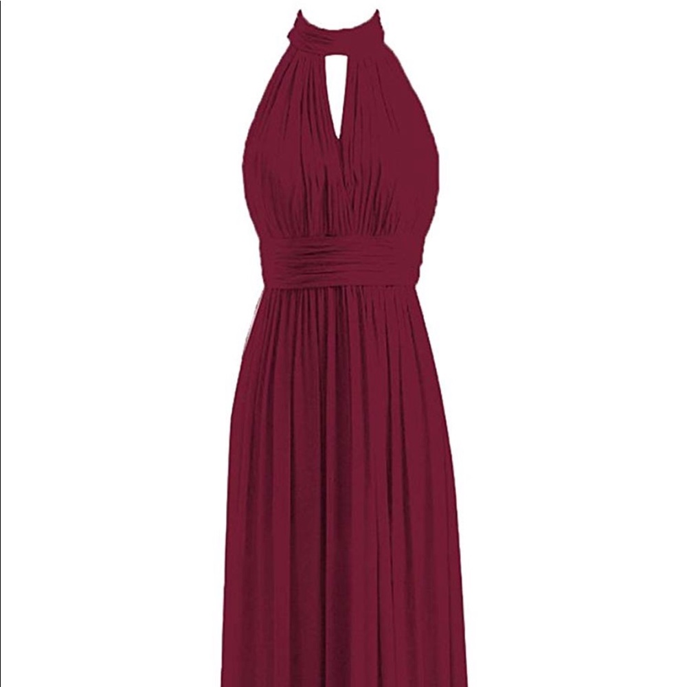 Bridesmaids dress burgundy